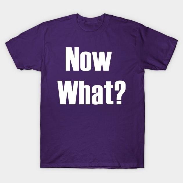 Now What? T-Shirt by UnOfficialThreads